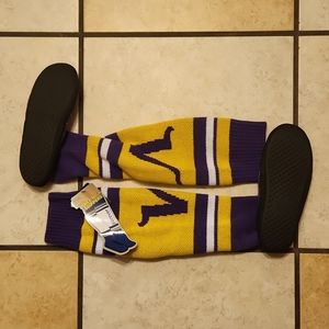 Minnesota Vikings Knee High Slippers Size 8-9